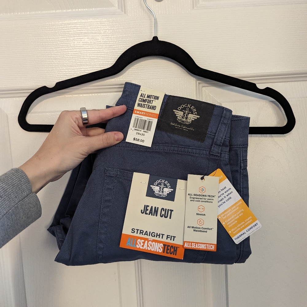 NWT Men's Jean Cut Straight Fit Dockers 29x30